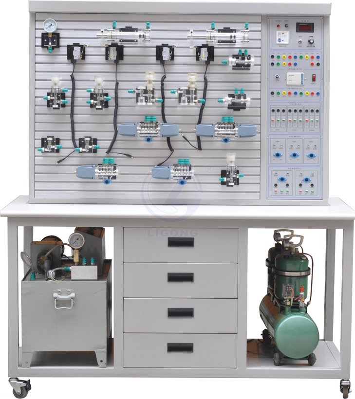 LG-YY18A型 透明液壓與氣動(dòng)PLC控制綜合實(shí)驗(yàn)臺(tái)