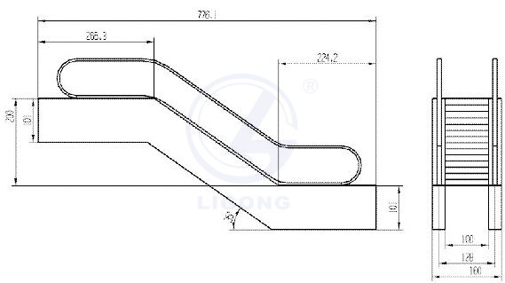 LG-DTF02型  扶梯部件安裝與調(diào)整實訓設備（工程型）